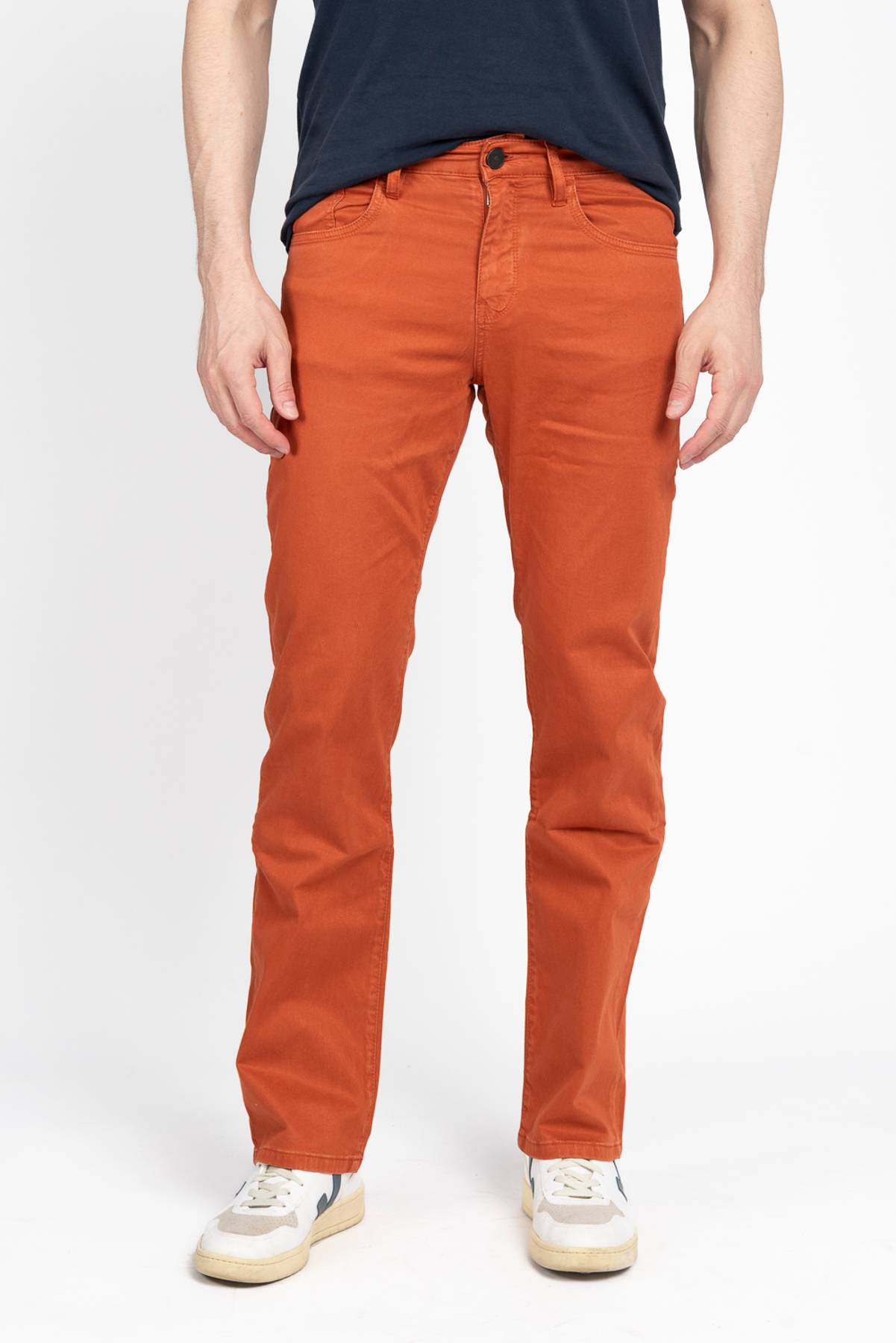 High Roller Fit Orange Sateen