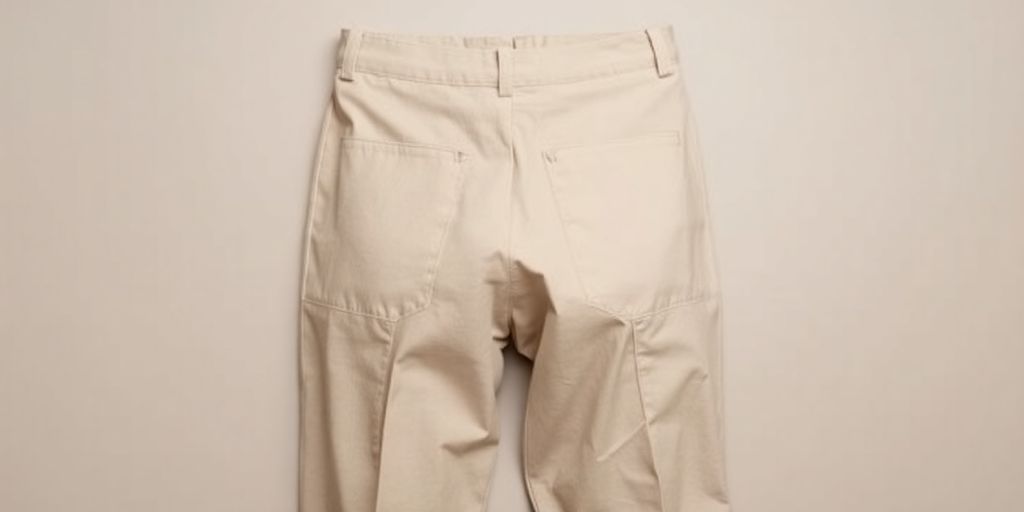 Mid-rise pants displayed on a neutral background.