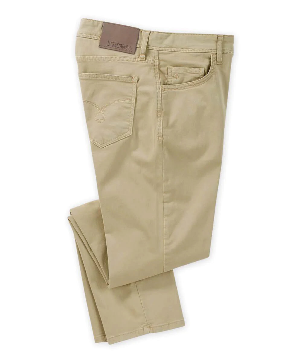 Jack Fit Tan Sateen