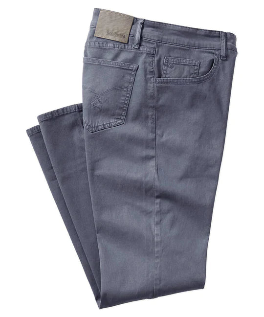 High Roller Fit Brushed Blue Grey Sateen