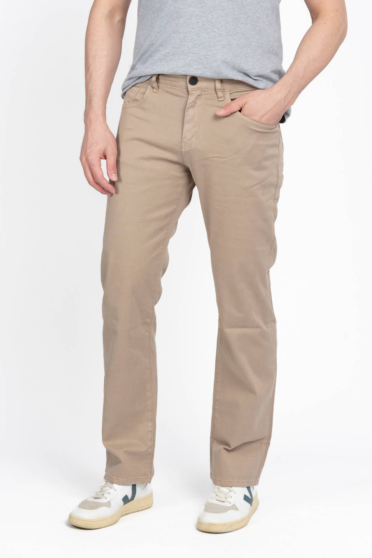 High Roller Fit Brushed Tan Sateen