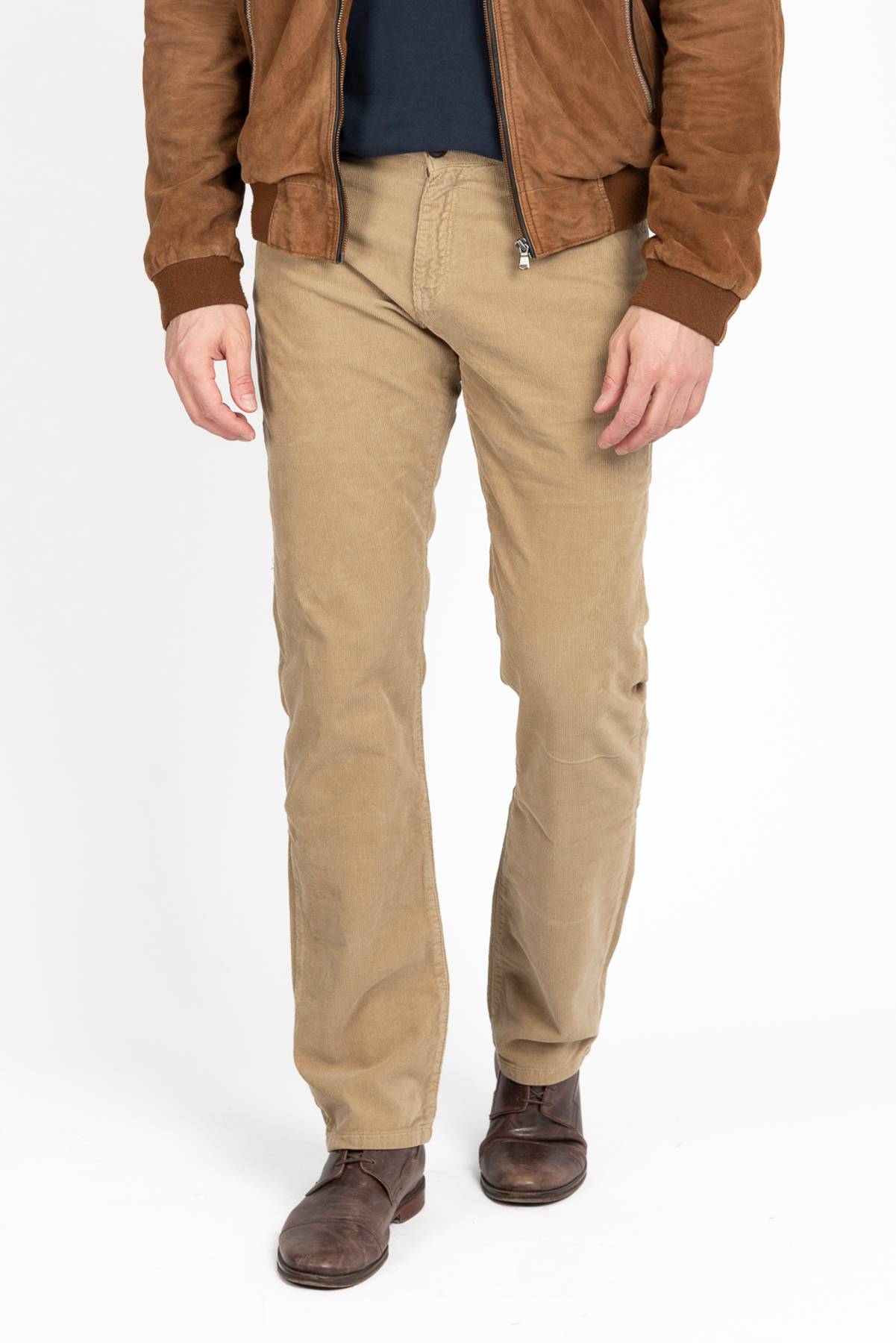 High Roller Fit Tan Corduroy