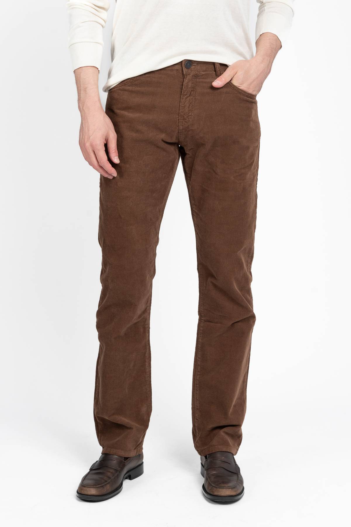 High Roller Fit Mocha Corduroy