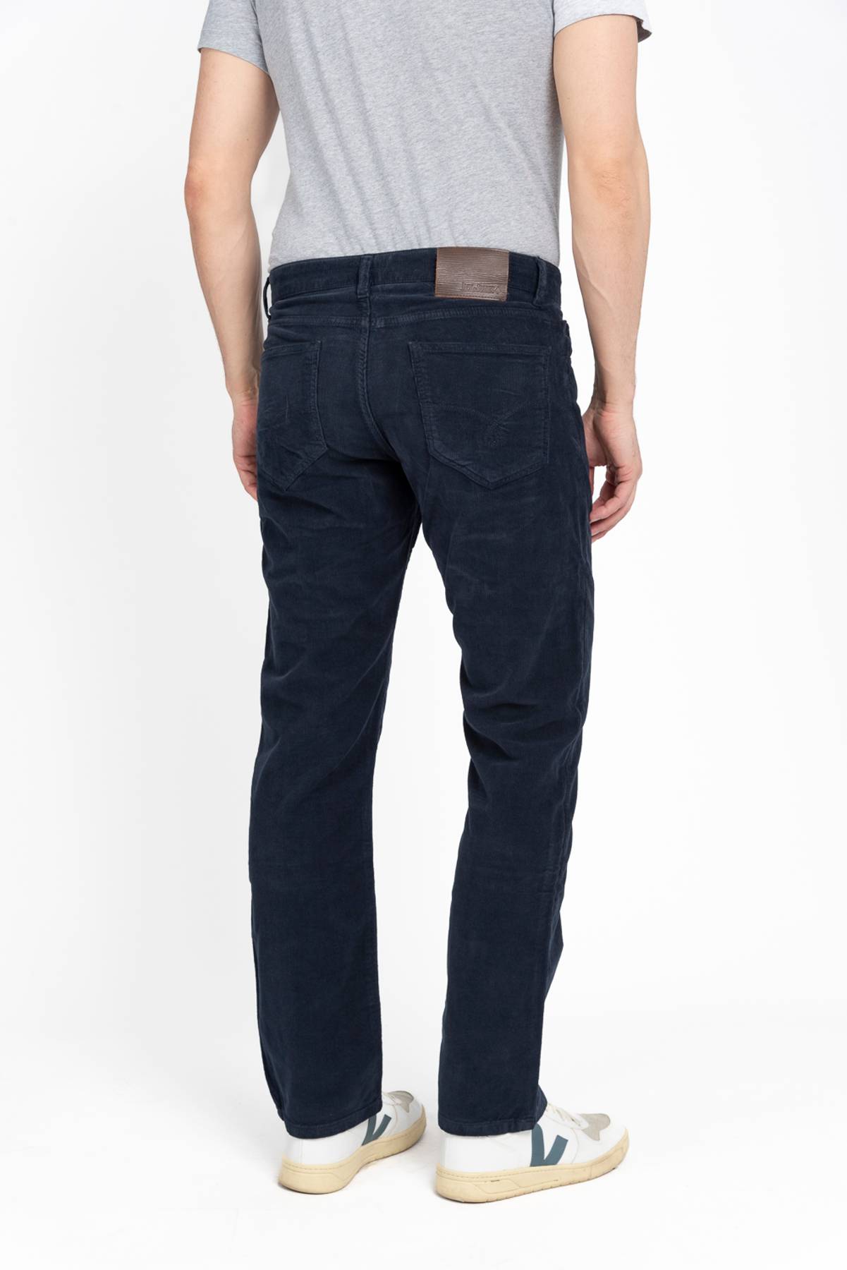High Roller Fit Navy Corduroy