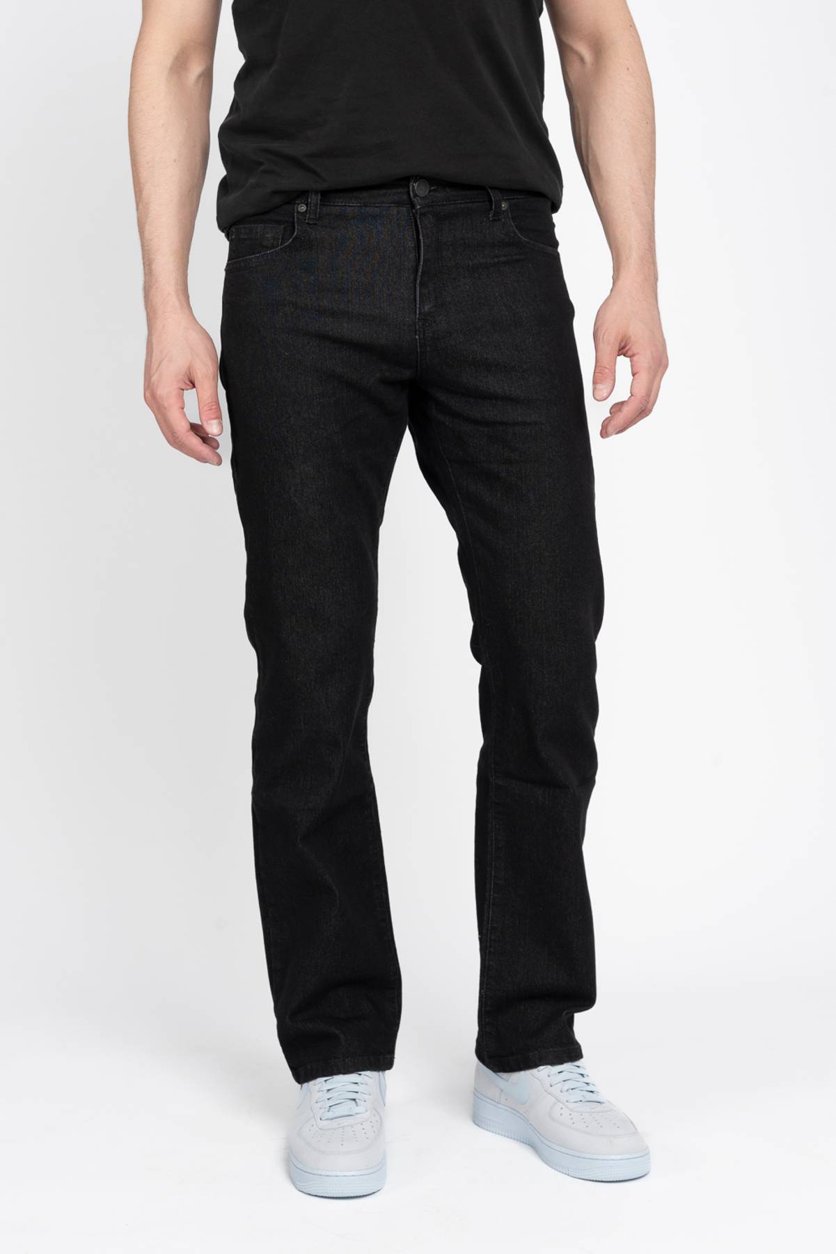 High Roller Fit Black Denim