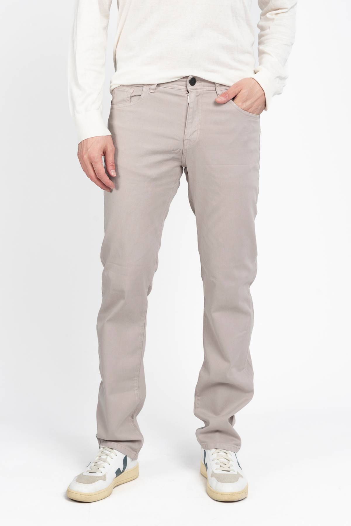 Jack Fit Brushed Silver Sateen