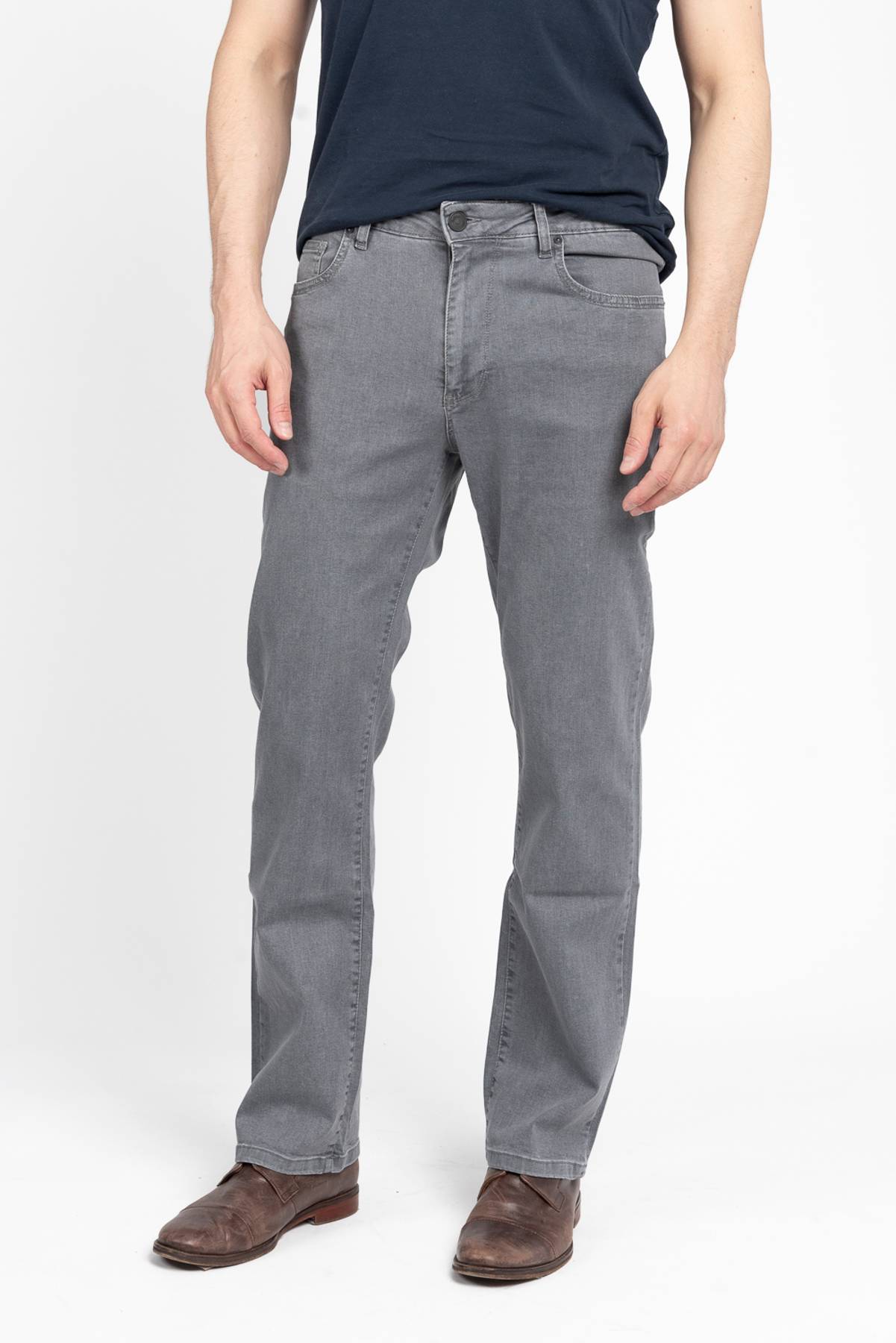 High Roller Fit Grey Denim