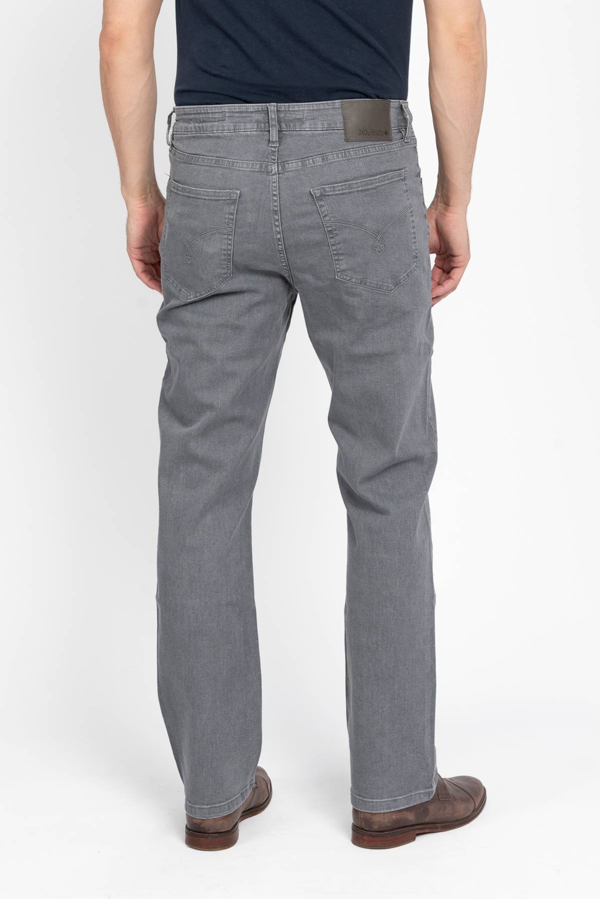 High Roller Fit Grey Denim