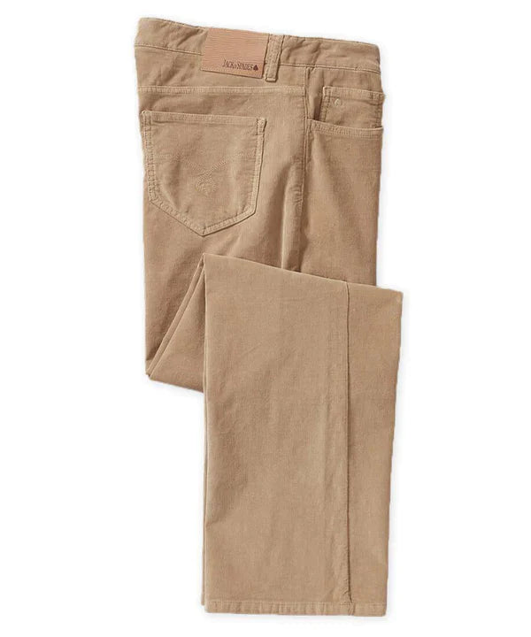 High Roller Fit Tan Corduroy